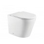 Isabella Wall-Faced Toilet Suite, Slim Seat